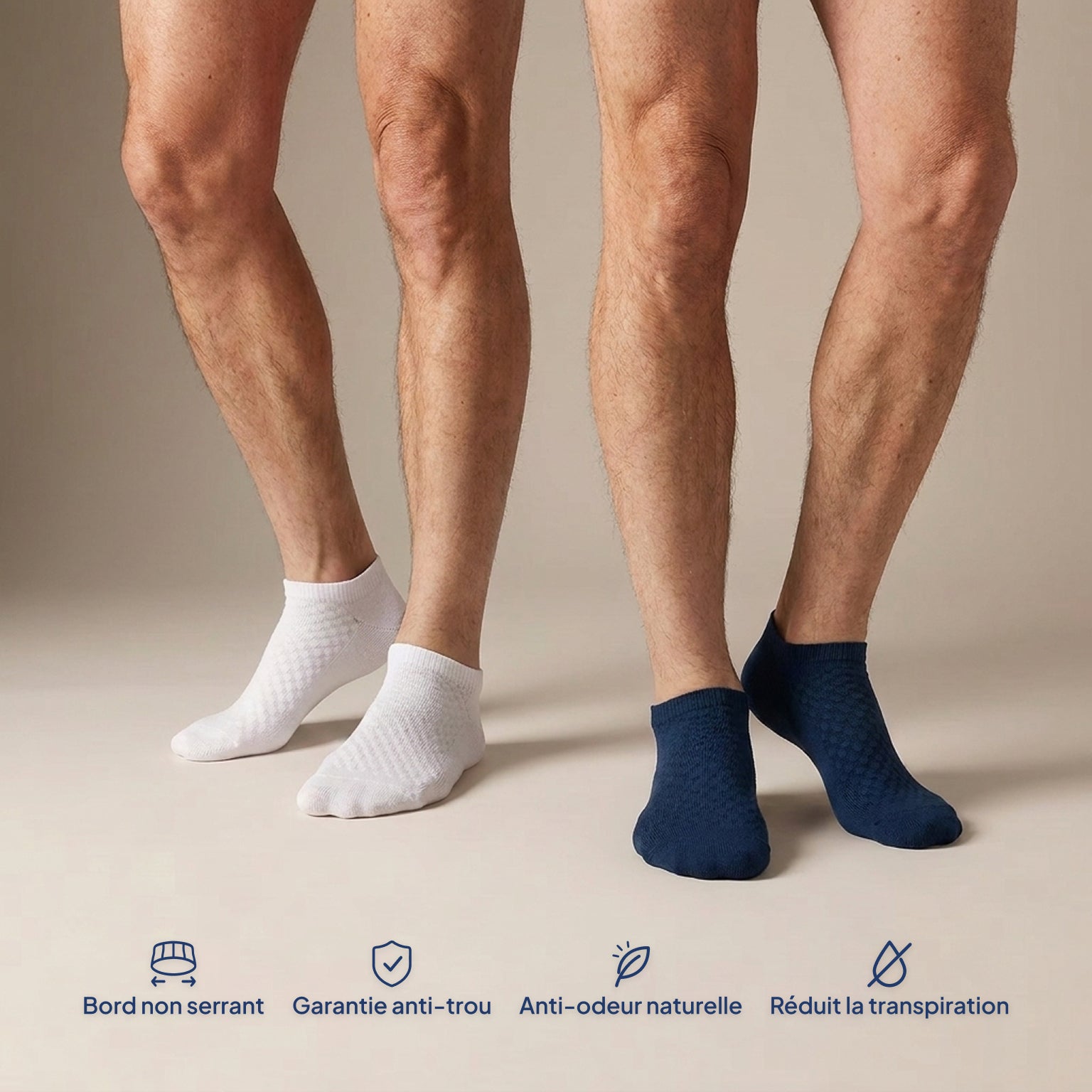 Chaussettes courtes Octave en Fibre de Bambou Premium 2.0