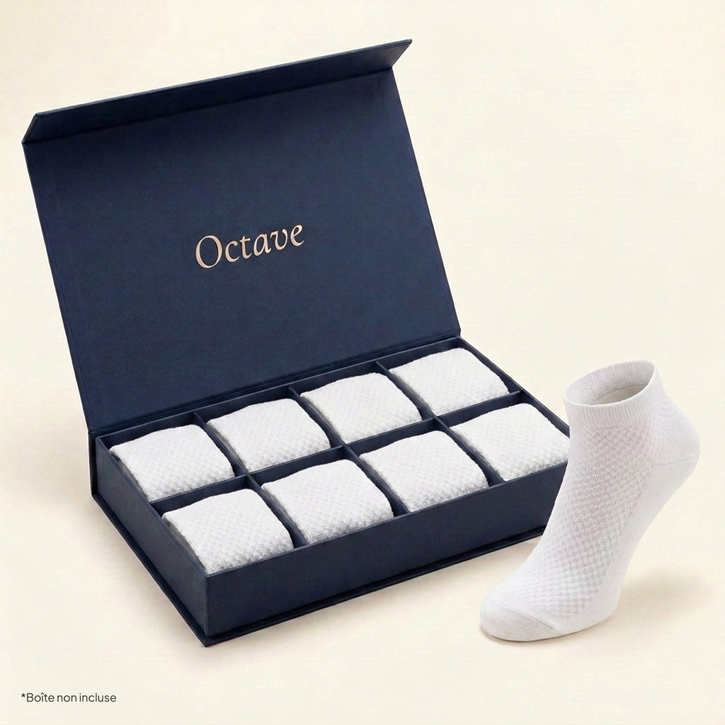 Chaussettes courtes Octave en Fibre de Bambou Premium 2.0