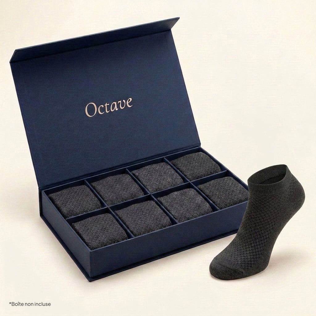 Chaussettes courtes Octave en Fibre de Bambou Premium 2.0