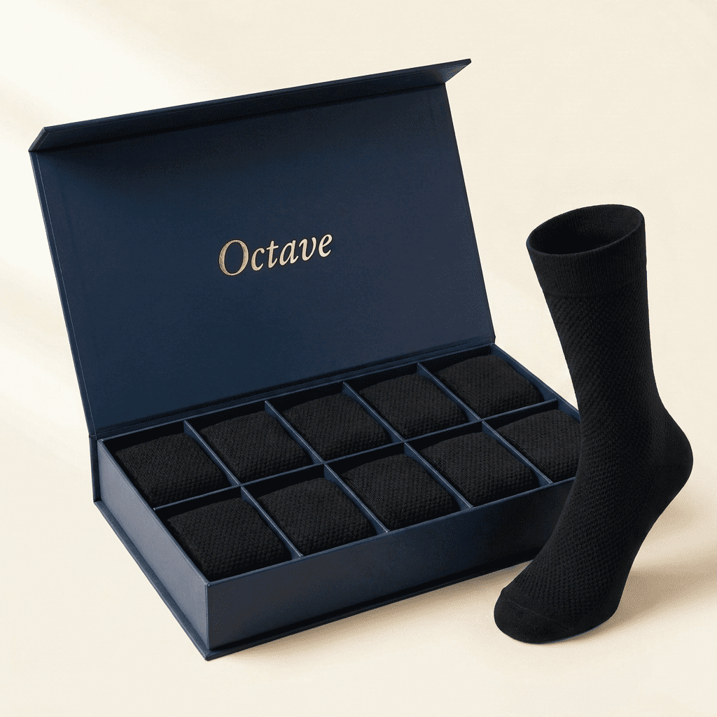 Chaussettes Octave en Fibre de Bambou Premium 2.0