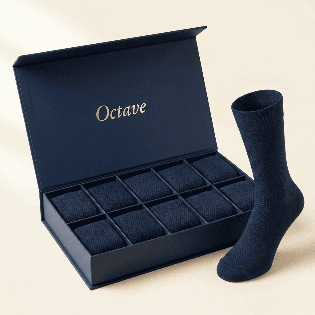 Chaussettes Octave en Fibre de Bambou Premium 2.0