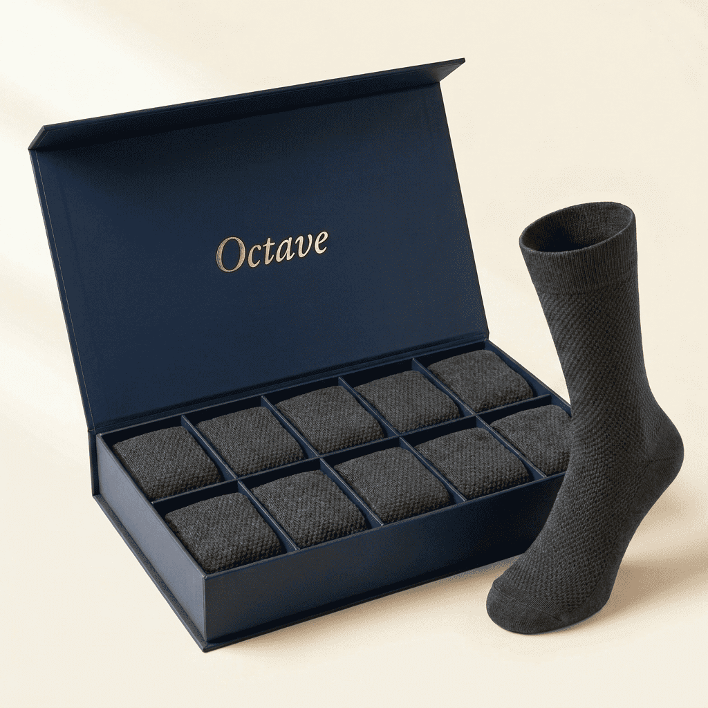Chaussettes Octave en Fibre de Bambou Premium 2.0