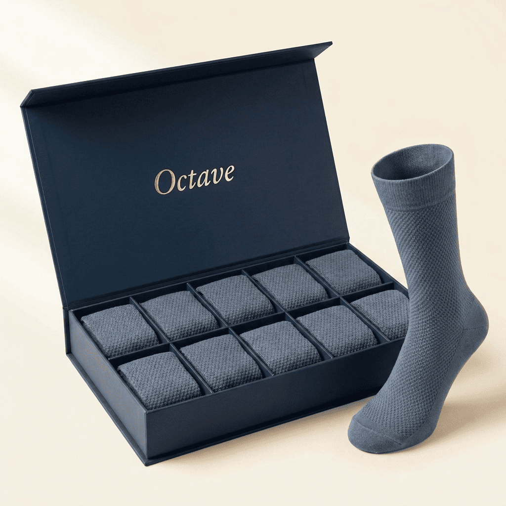 Chaussettes Octave en Fibre de Bambou Premium 2.0