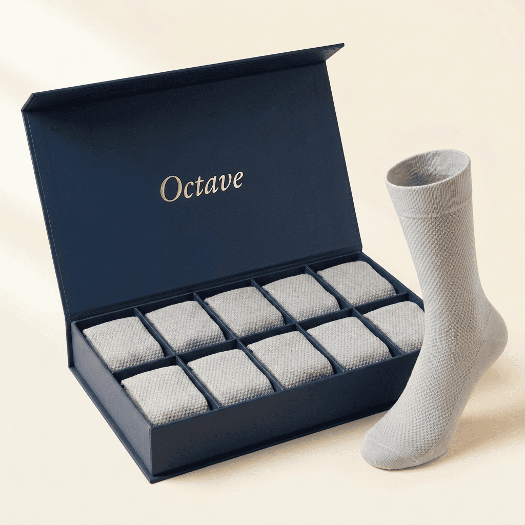 Chaussettes Octave en Fibre de Bambou Premium 2.0